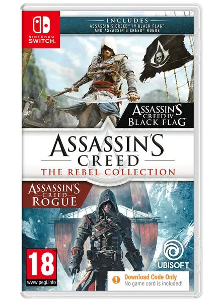 Assassins Creed The Rebel Collection (code In A Box) Nintendo Switch