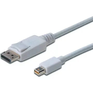 Assmann ASSMANN Displayport 1.1a Connection Cable miniDP M (plug)/DP M (plug) 2m white