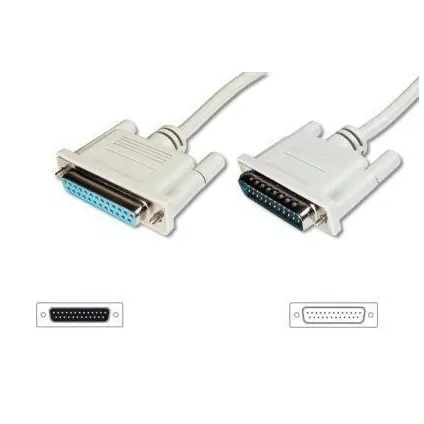 Assmann ASSMANN LPT Extension cable DSUB25 M (plug)/DSUB25 F (jack) 3m beige