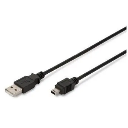 Assmann ASSMANN USB 2.0 HighSpeed Cable USB A M (plug)/miniUSB B (5pin) M (plug) 3m bl