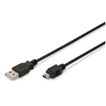 Assmann ASSMANN USB 2.0 HighSpeed Cable USB A M (plug)/miniUSB B (5pin) M (plug) 1m bl