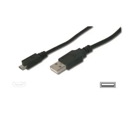 Assmann ASSMANN USB 2.0 HighSpeed Connection Cable USB A M (plug)/microUSB B M (plug) 1m