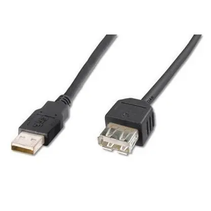 Assmann ASSMANN USB 2.0 HighSpeed Extension cable USB A M (plug)/USB A F (jack) 1,8m bla