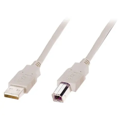 Assmann Cable USB2,0 A m / B m dl.3,0m - beige