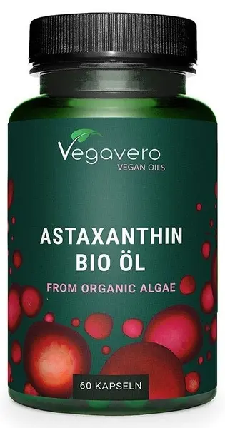 Astaxanthin Bio Oil, 8 mg, 60 capsule, Vegavero