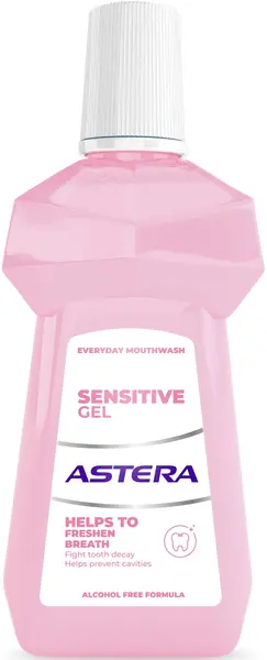 Astera Apă de gură Sensitive Gel, 500 ml