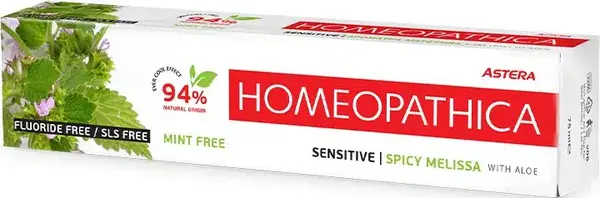 Astera Homeopathica Pastă de dinţi Sensitive, 75 ml