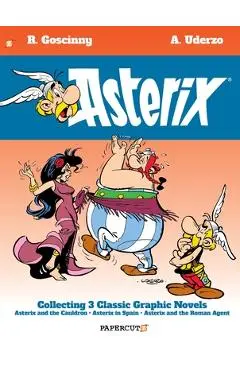 Asterix Omnibus #5: Collecting Asterix and the Cauldron, Asterix in Spain, and Asterix and the Roman Agent - Ren� Goscinny