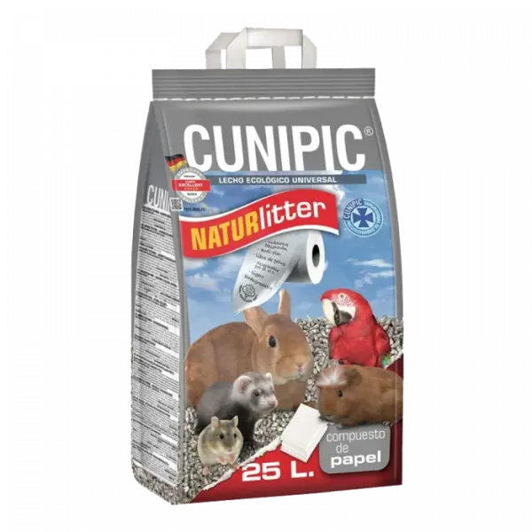 Asternut igienic din hartie Cunipic Naturlitter Paper 25L