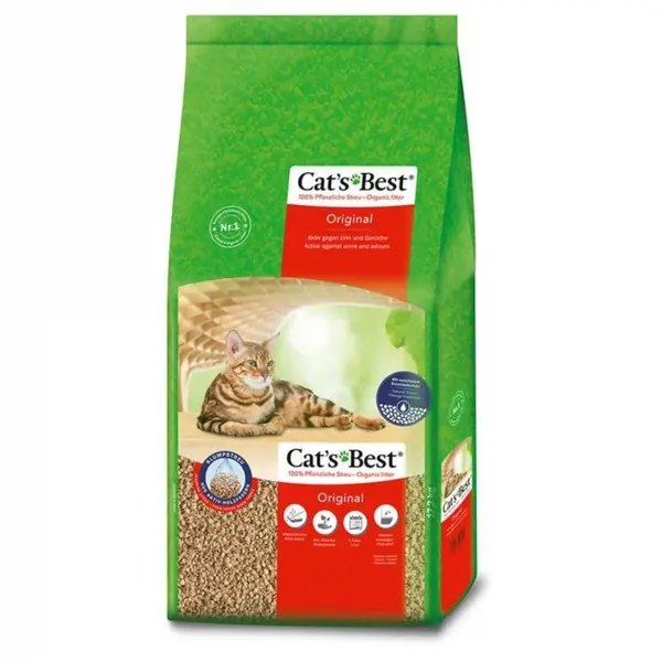 Asternut pentru litiera Cat, s Best Oko Plus Original 40 l
