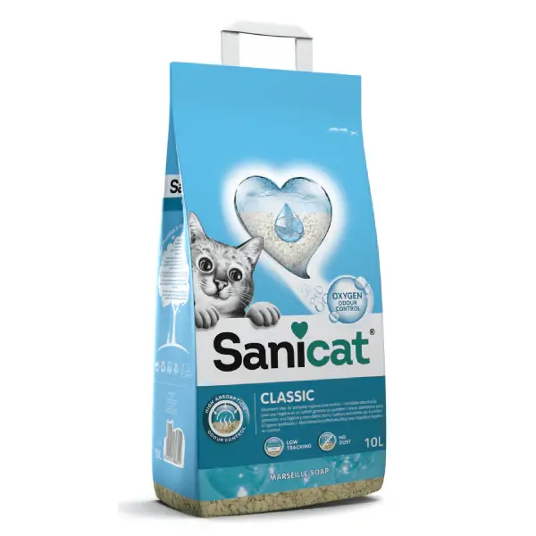Asternut pentru litiera Sanicat Classic Marseille 10L