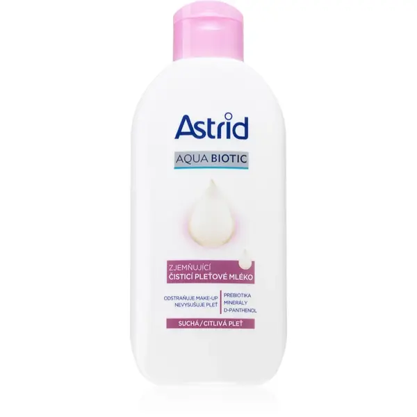 Astrid Aqua Biotic lapte demachiant calmant pentru piele uscata spre sensibila 200 ml