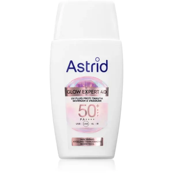 Astrid Glow Expert fluid cu o consistenta usoara impotriva petelor intunecate 50 ml