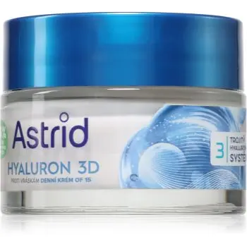 Astrid Hyaluron 3D crema de zi anti-rid SPF 15