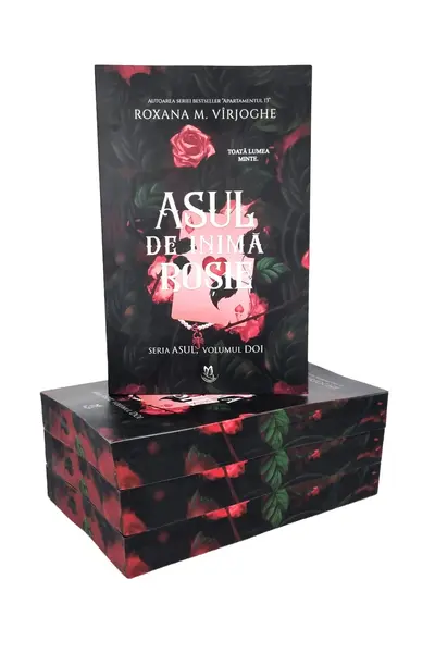 Asul de inimă roșie - PRINTED EDGES