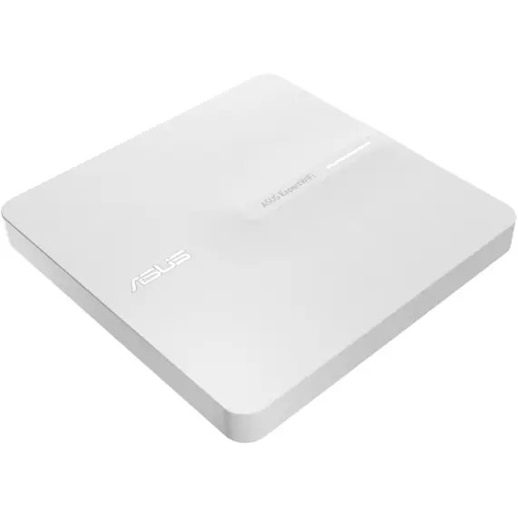 Asus Access Point Business ASUS ExpertWiFi EBA63, AX3000, Dual-Band, Quad-Core 1.7GHz CPU, 256MB/512MB Flash/RAM, Gigabit, OFDMA, Beamforming, WPA, WPS, SSH, 5 SSIDs, SDN, PoE & PoE+, montare perete/tavan