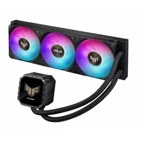Asus Cooler procesor Gaming Asus TUF LC III 360, ARGB LED, 3 x 120 mm, Negru