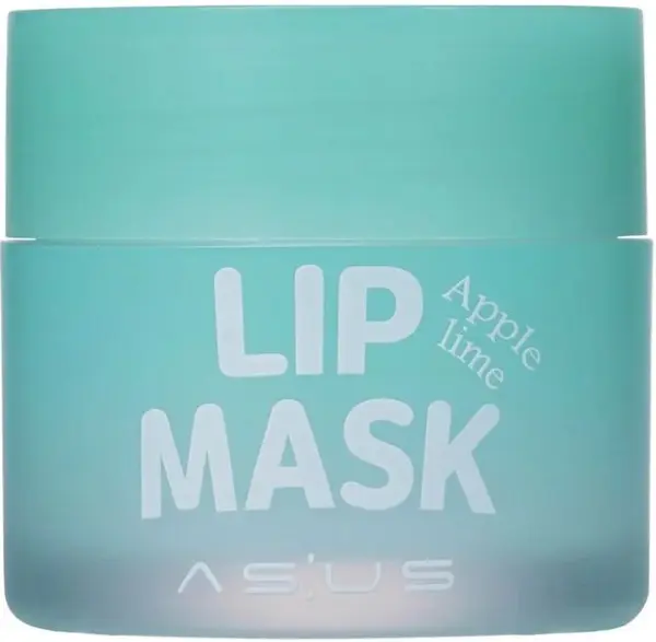 Asus Cosmetics Mască hrănitoare pentru buze, măr și lime, 20 g