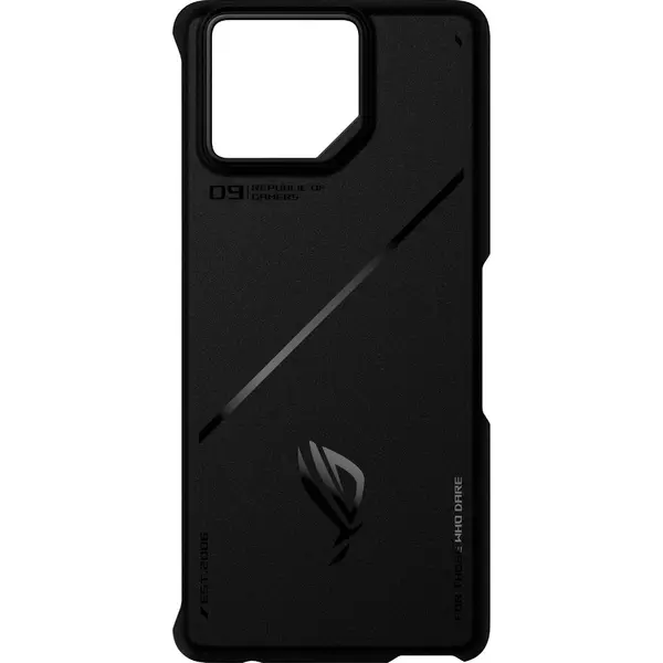 Asus Husa protectie Asus ROG Phone 9, Cooling Chill Case AY2503, Sistem de racire cu lichid incorporat, Negru