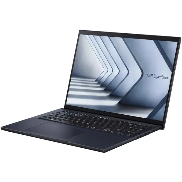 Asus Laptop Asus ExpertBook B3, 16 inch 1920 x 1200, Intel Core i3-1315U (6 C / 8 T, 3.3 GHz - 4.5 GHz, 10 MB cache, 28 W), 16 GB DDR5, 256 GB SSD, Intel Intel UHD Graphics, Windows 11 Pro Education, Negru Laptop Asus ExpertBook B3 B3604CVA-Q (INT Keyboa