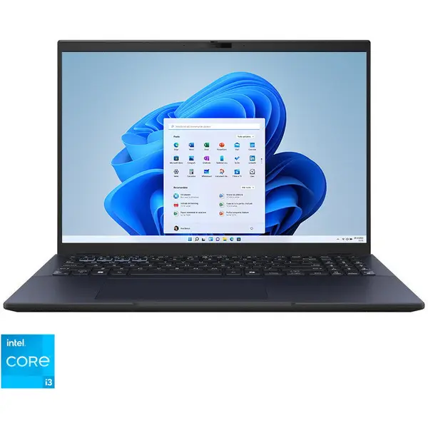 Asus Laptop ASUS ExpertBook B3 B3604CVA, Display 16'' WUXGA 1920x1200, Procesor Intel® Core™ i3-1315U, Memorie RAM 8GB DDR5, Capacitate de stocare 256GB SSD, Placa video integrata Intel UHD Graphics, Windows 11 Pro Education, Negru (INT Keyboard)