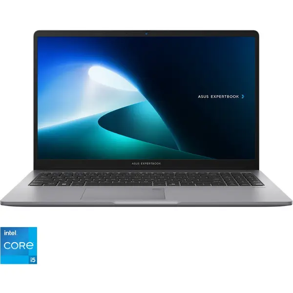 Asus Laptop ASUS ExpertBook P1 P1503CVA, Display 15.6'' FHD (1920x1080), Procesor Intel® Core™ i5-13420H, Memorie RAM 16GB DDR5, Capacitate de stocare 1TB SSD, Placa video integrata Intel UHD, No OS, Gri (INT Keyboard)