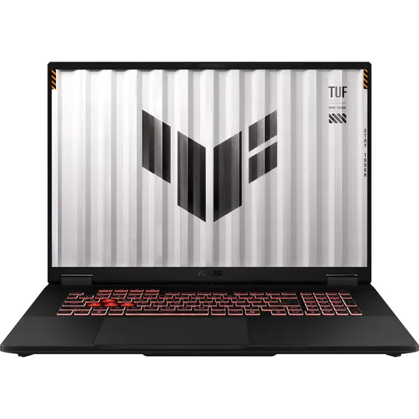 Asus Laptop ASUS Gaming 18'' TUF A18 FA808UH, FHD+ 144Hz, Procesor AMD Ryzen™ 7 260 (16M Cache, up to 5.1 GHz), 32GB DDR5, 512GB SSD, GeForce RTX 5050 8GB, No OS,Gri