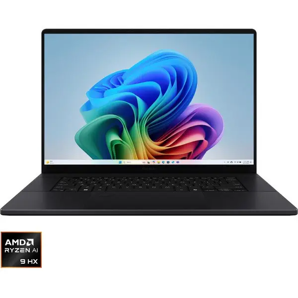 Asus Laptop ASUS ProArt P16 H7606WM-SR121X, AMD Ryzen AI 9 HX 370, 16 inch Touch, RAM 32GB, SSD 2TB, nVidia GeForce RTX 5060 8GB, Windows 11 Pro, Negru
