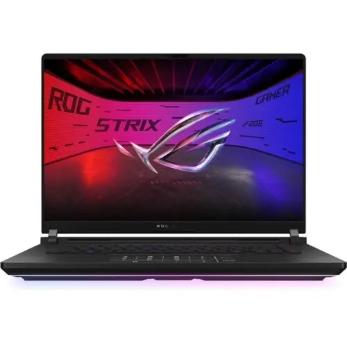 Asus Laptop ASUS ROG Strix SCAR 16, G635LR-RW125X, Intel Core Ultra 9 275HX, 16 inch, WQXGA, RAM 64GB, SSD 2 x 2TB, nVidia GeForce RTX 5070 Ti 12GB, Windows 11 Pro, Negru