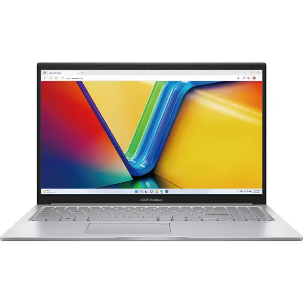 Asus Laptop Asus Vivobook 15, Intel Core Ultra 5 120U, 15.6 inch, RAM 16 GB, SSD 1 TB, Intel Graphics, Windows 11 Home, Argintiu