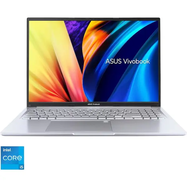 Asus Laptop ASUS Vivobook 16 A1605VA, Procesor Intel® Core™ i5-13420H, Display 16'' WUXGA (1920x1200), IPS, Memorie RAM 16GB DDR4, Capacitate 512GB SSD, Placa video integrata Intel® UHD Graphics, No OS, Cool Silver (INT Keyboard)