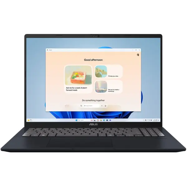 Asus Laptop Asus Vivobook 16, Intel Core Ultra 5 225H, 16 inch, RAM 16 GB, SSD 512 GB, Intel Graphics, Windows 11 Home, Albastru