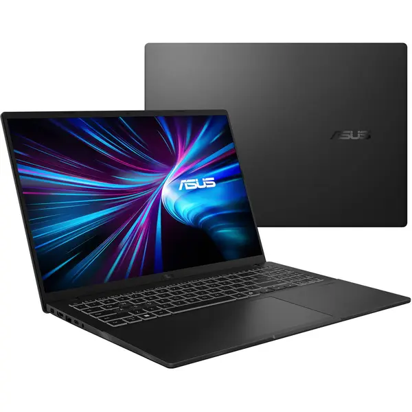 Asus Laptop Asus Vivobook 16, WUXGA 16 inch, Intel Core 7 240H, 16GB, 1TB SSD, RTX 5070, Windows 11 Home, Negru