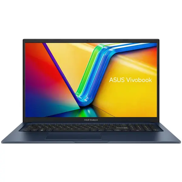Asus Laptop ASUS VivoBook 17 X1704VA-AU1093, Intel Core 7 150U, 17.3 inch, RAM 16GB, SSD 1TB, Intel Graphics, No OS, Albastru