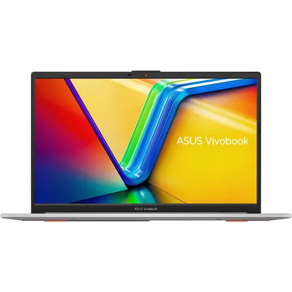 Asus Laptop Asus Vivobook Go 15 E1504TA-BQ284 cu procesor Intel N150, 15.6 inch, Full HD, 8GB RAM, 256GB SSD, Intel Graphics, No OS, Argintiu