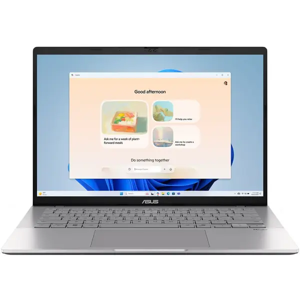 Asus Laptop ASUS VivoBook S14 S3407VA, Intel Core 5 210H, 14 inch, RAM 16 GB, SSD 512 GB, Intel UHD Graphics, Windows 11 Home, Argintiu