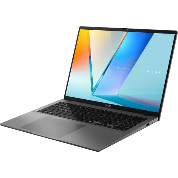 Asus Laptop ASUS Vivobook S16 M3607HA, AMD Ryzen 5 8540U, 16 inch, RAM 16 GB, SSD 512 GB, AMD Radeon 740M, Windows 11 Home, Gri