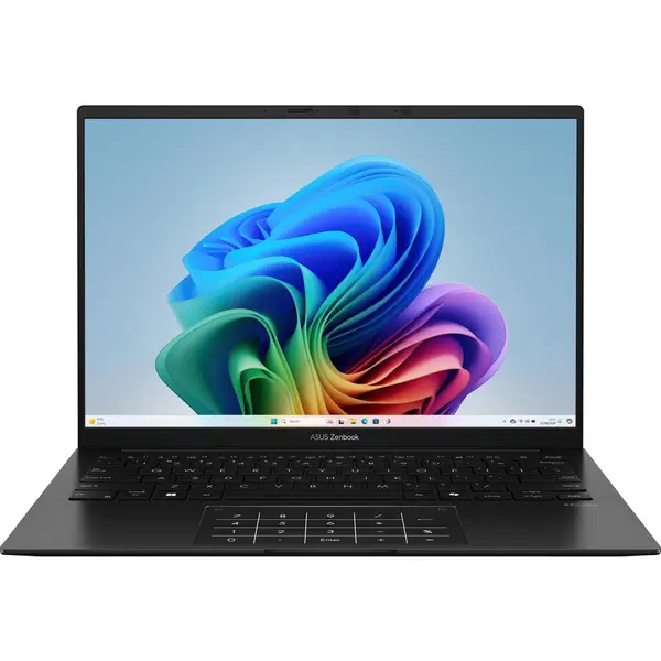 Asus Laptop ASUS ZenBook 14 OLED UM3406KA, AMD Ryzen AI 5 340, 14 inch, RAM 16 GB, SSD 1 TB, AMD Radeon Graphics, Windows 11 Home, Negru