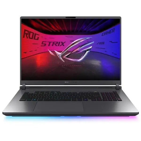 Asus Laptop Gaming ASUS ROG STRIX G18, 18 inch 2560 x 1600, Intel Core i9-14900HX, 32 GB DDR5, 1 TB SSD, Nvidia GeForce RTX 5070, Free DOS, Gri (INT Keyboard)