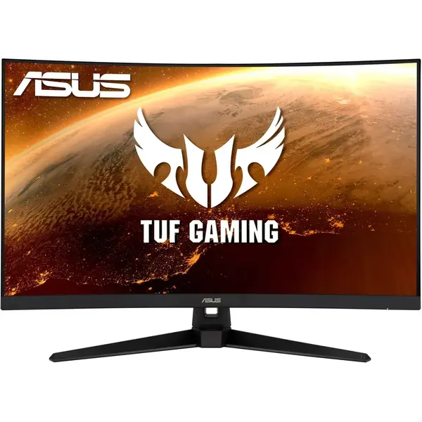 Asus Monitor Curbat Gaming LED VA Asus TUF 31.5 FHD, 165Hz, Extreme Low Motion Blur™, Adaptive-sync, FreeSync™ Premium, 1ms (MPRT), Curved, VG328H1B