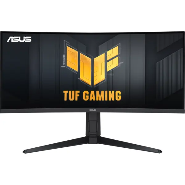 Asus Monitor Gaming VA LED ASUS TUF Gaming 34 VG34VQL3A, WQHD (3440 x 1440), HDMI, DisplayPort, Boxe, 180 Hz, 1 ms, Negru