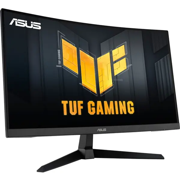 Asus Monitor pentru gaming curbat ASUS TUF VG27WQ3B, Display 27 QHD 2560 x 1440, Fast-VA, HDR, 180Hz, Negru