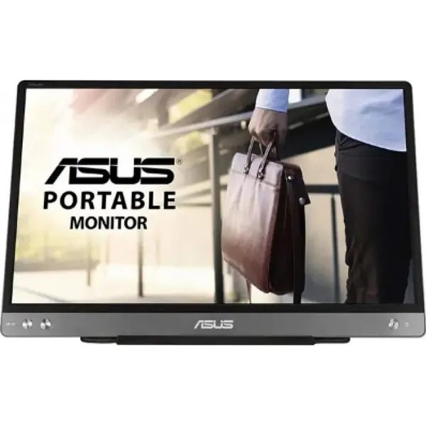 Asus Monitor portabil Asus ZenScreen 14inch Full HD IPS Flicker Free, MB14AC, Gri