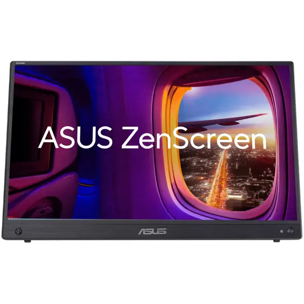 Asus Monitor Portabil IPS LED ASUS 15.6 MB16AHG, Full HD (1920 x 1080), Mini-HDMI, AMD FreeSync, 144Hz, 3 ms, Negru