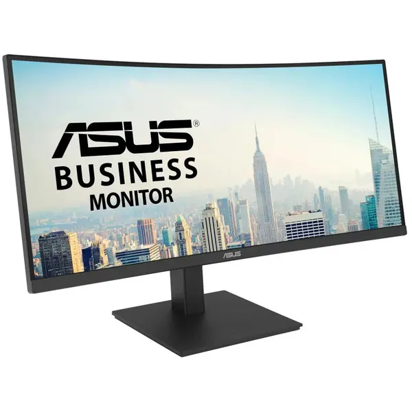Asus Monitor VA LED ASUS curbat, 34, Ultrawide WQHD, 3440 x 1440, 4 ms, 100 Hz, Negru