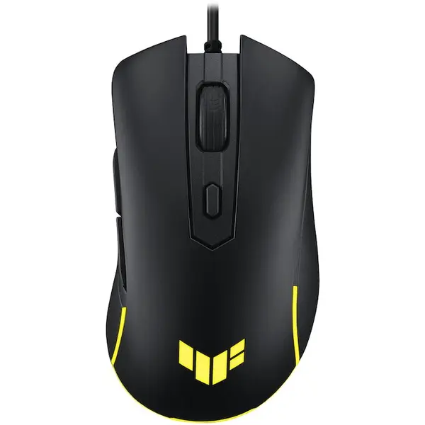 Asus Mouse Gaming cu fir ASUS TUF M3 GEN II, 8000 dpi, Iluminare RGB, 59g, Negru