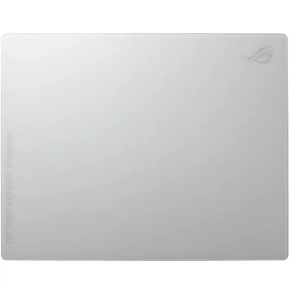 Asus Mouse Pad Gaming ASUS ROG MOONSTONE ACE L, Sticla securizata, 50 x 40 cm, Alb