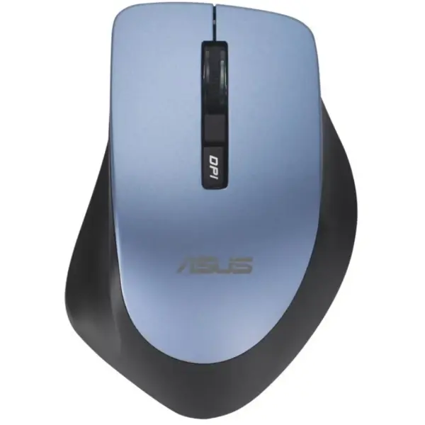 Asus Mouse Wireless Asus WT425, Senzor Optic Ajustabil 1000 DPI si 1600 DPI, 2.4Ghz, USB, Albastru/Negru