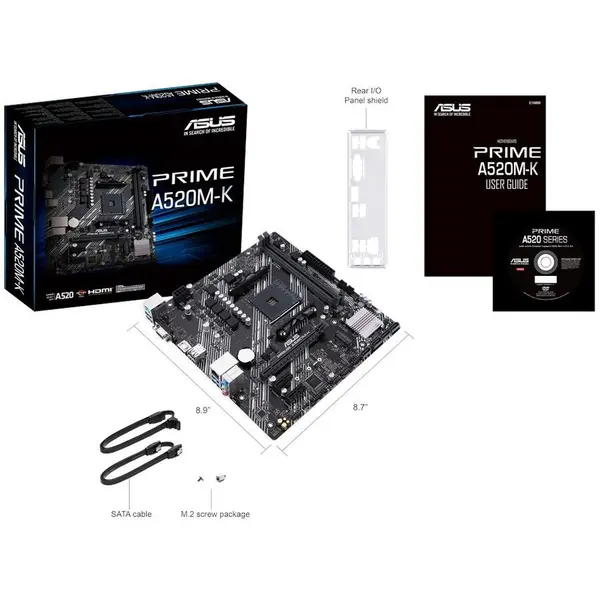 Asus Placa de baza ASUS PRIME A520M-K