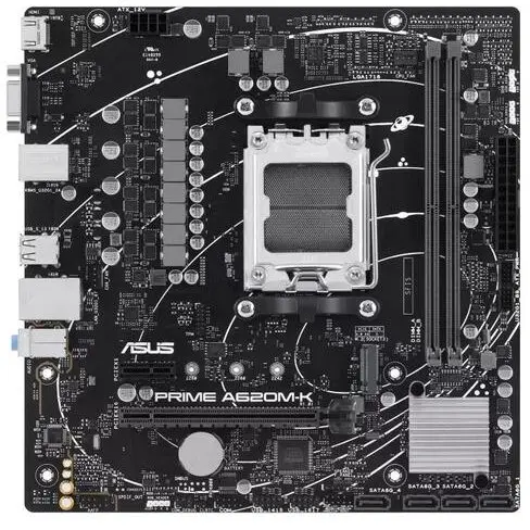 Asus Placa de baza ASUS PRIME A620M-K, AM5, mATX, DDR5, AMD A620